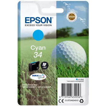 Epson Golf ball Singlepack tsüaan 34 DURABrite Ultra tint