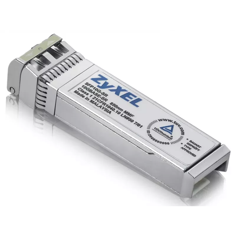 Zyxel SFP10G-SR võrgusaateseadme moodul, fiiberoptiline, 10000 Mbit/s, SFP+, 850 nm