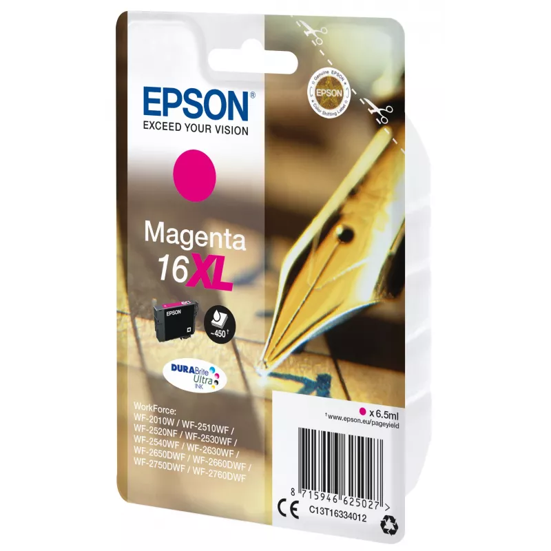 Epson Pen and crossword Singlepack magenta 16XL DURABrite Ultra tint