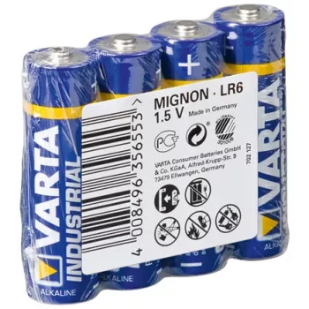 VARTA Batterie Industrial Pro Mignon Aa Lr6 (4x In Folie)