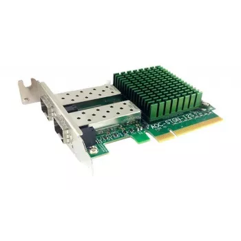 SUPERMICRO kahe pordiga 10 Gigabit Ethernet kontroller 2x Sfp+/ madalprofiil/ PCI-e V(2.0) (aoc-stgn-i2s)