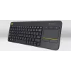 LOGITECH juhtmevaba puuteklaviatuur K400 Plus – must – QWERTZ saksa