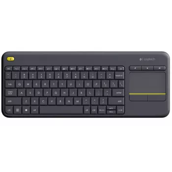 LOGITECH juhtmevaba puuteklaviatuur K400 Plus – must – QWERTZ saksa