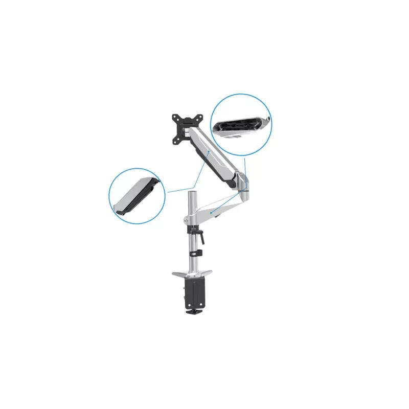 DIGITUS LED/LCD lauakinnitus gaasvedruga (DA-90351)