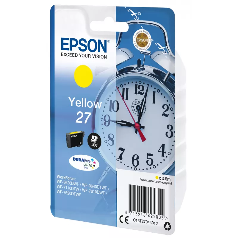 Epson äratuskell üksikpakend kollane 27 DURABrite Ultra tint