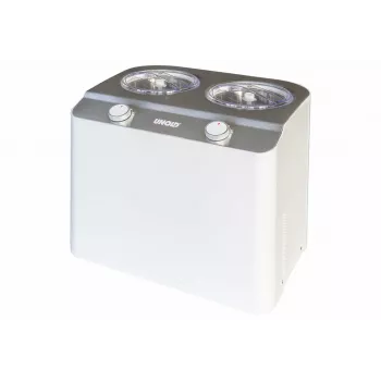 Unold Doppio kompressoriga jäätisemasin 2,4 L 250 W satiinplekist, valge