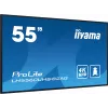 iiyama LH5560UHS-B2AG Signage-ekraan digitaalne tahvel 138.7 cm (54.6 tolli) LED Wi-Fi 500 cd/m² 4K Ultra HD Must sisseehitatud protsessor Android 11 24/7