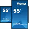 iiyama LH5560UHS-B2AG Signage-ekraan digitaalne tahvel 138.7 cm (54.6 tolli) LED Wi-Fi 500 cd/m² 4K Ultra HD Must sisseehitatud protsessor Android 11 24/7
