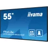 iiyama LH5560UHS-B2AG Signage-ekraan digitaalne tahvel 138.7 cm (54.6 tolli) LED Wi-Fi 500 cd/m² 4K Ultra HD Must sisseehitatud protsessor Android 11 24/7
