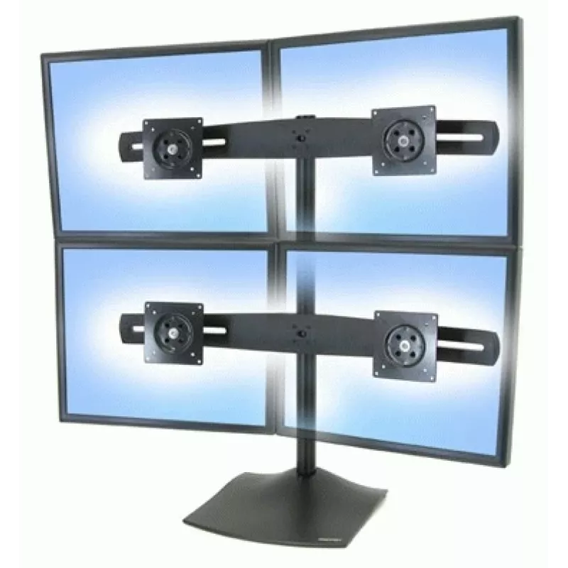 Monitorlauajalg Ergotron DS Series DS100 Quad 61 cm Must