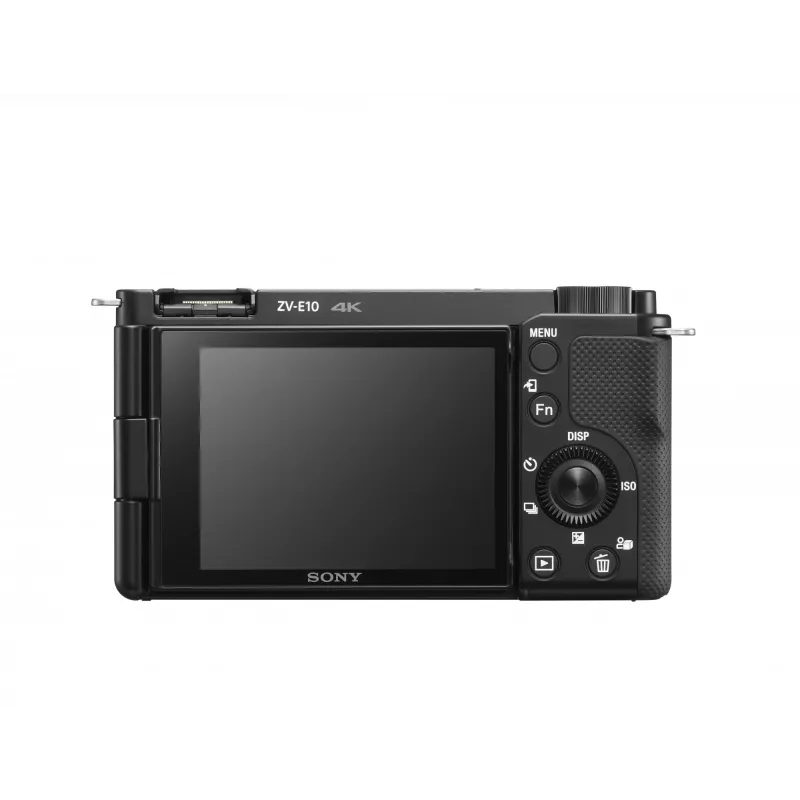 Sony α ZV-E10L MILC 24,2 MP CMOS 6000 x 4000 pikslit Must