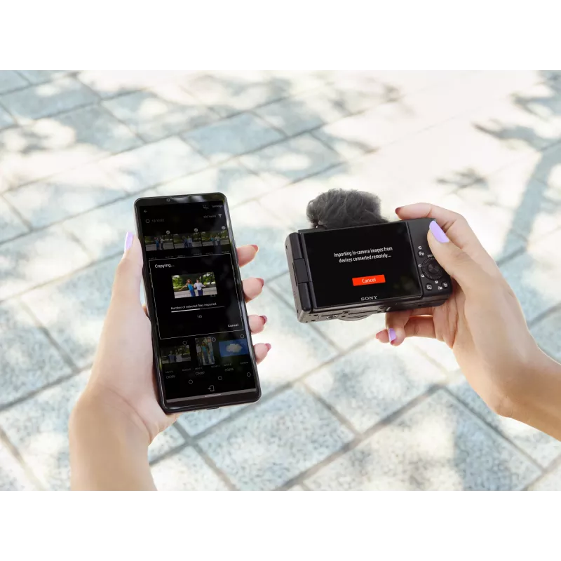 Sony ZV-1F 1 tolline kompaktkaamera 20,1 MP Exmor RS CMOS 5472 x 3648 pikslit Must