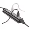 Manhattan USB-A 10 pordiga lauajaotur, 10x USB-A porti, 480 Mbps (USB 2.0), toitega USB või välise toiteallika kaudu (ei kuulu komplekti) ühendatud seadmete suurema võimsuse tagamiseks