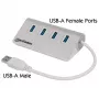 USB-jaotur Manhattan USB-A 4-pordiline jaotur