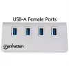 USB-jaotur Manhattan USB-A 4-pordiline jaotur
