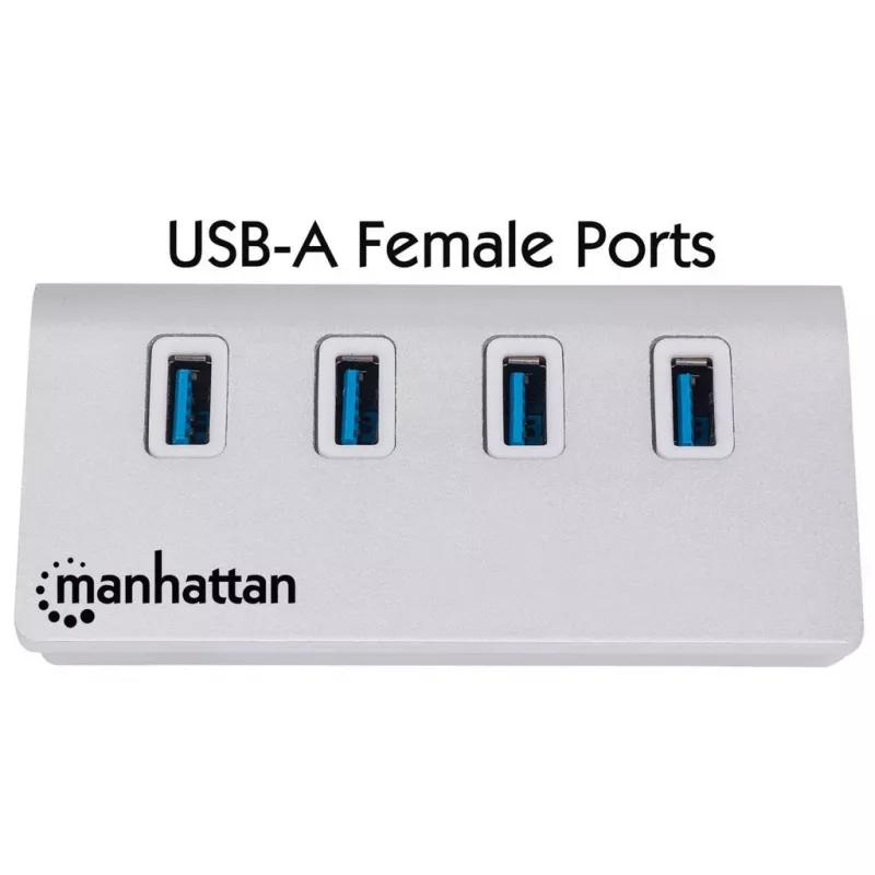 USB-jaotur Manhattan USB-A 4-pordiline jaotur