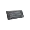 LOGITECH Mx Mechanical Mini Minimalist juhtmevaba valgustatud klaviatuur - Graphite Tactile Quiet Qwerty Dansk/ Norsk/ Svenska/ Suomalainen