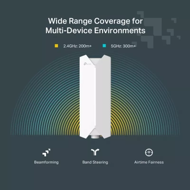 TP-Link Festa F65-Outdoor 3000 Mbit/s valge toitega Etherneti kaudu (PoE)