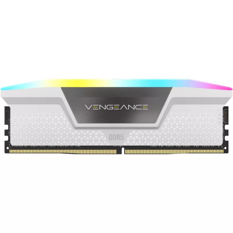 CORSAIR mälu 32 GB DDR5 (2x16 GB) 6000 MT/s CL30 mälukomplekt Vengeance RGB - Valge