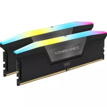 CORSAIR mälu 32GB DDR5 (2x16gb) Dram 6000mt/s CL30 mälukomplekt Vengeance RGB Must