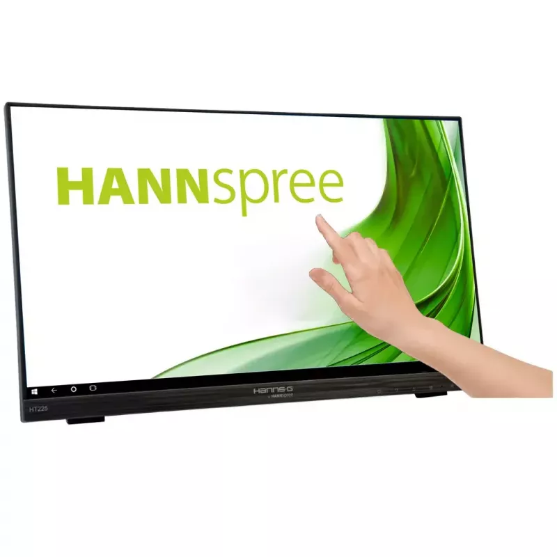 Hannspree HT225HPB arvutimonitor 54,6 cm (21,5 tolli) 1920 x 1080 pikslit Full HD LED puuteekraaniga lauakasutuseks must