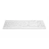Contour Design Active Key AK-C8100F-FUS-W/GE klaviatuur Meditsiiniline RF Juhtmevaba QWERTZ Saksa Valge