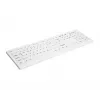 Contour Design Active Key AK-C8100F-FUS-W/GE klaviatuur Meditsiiniline RF Juhtmevaba QWERTZ Saksa Valge
