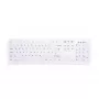 Contour Design Active Key AK-C8100F-FUS-W/GE klaviatuur Meditsiiniline RF Juhtmevaba QWERTZ Saksa Valge