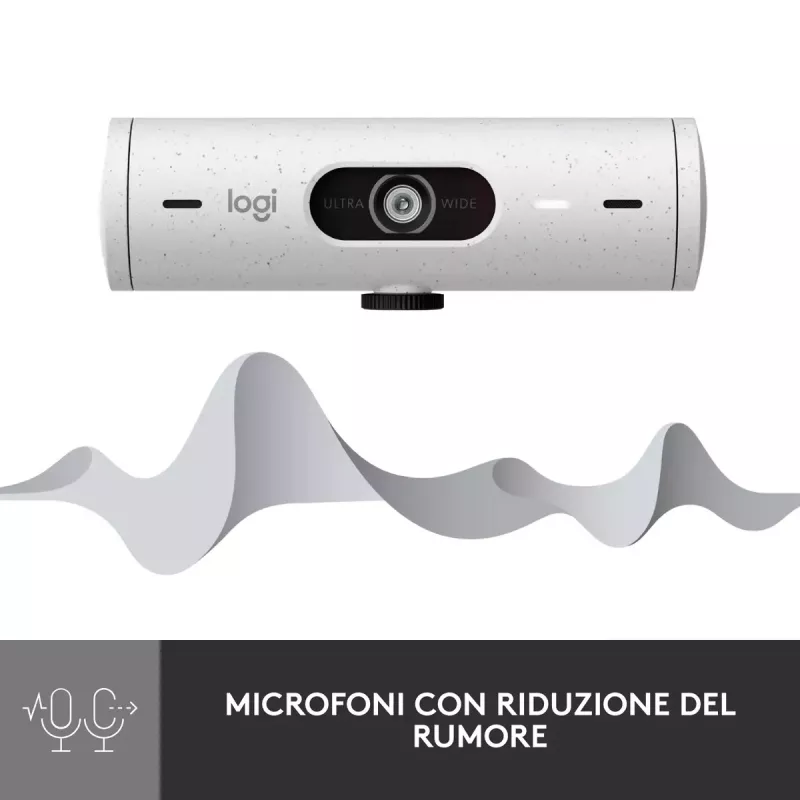 Veebikaamera Logitech Brio 500 Full HD 4MP USB-C Valge