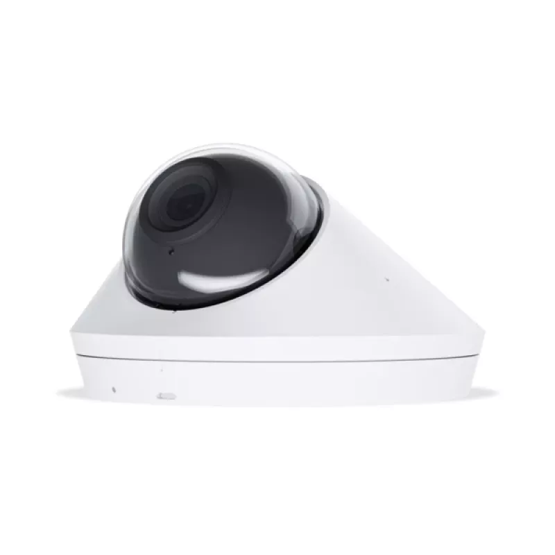 IP-valvekaamera UBIQUITI UVC‑G4‑DOME — kupliga, laekinnitus, juhtmega, 5 MP (2688x1512), 86° horisontaalne, sise-/väliskasutus, valge