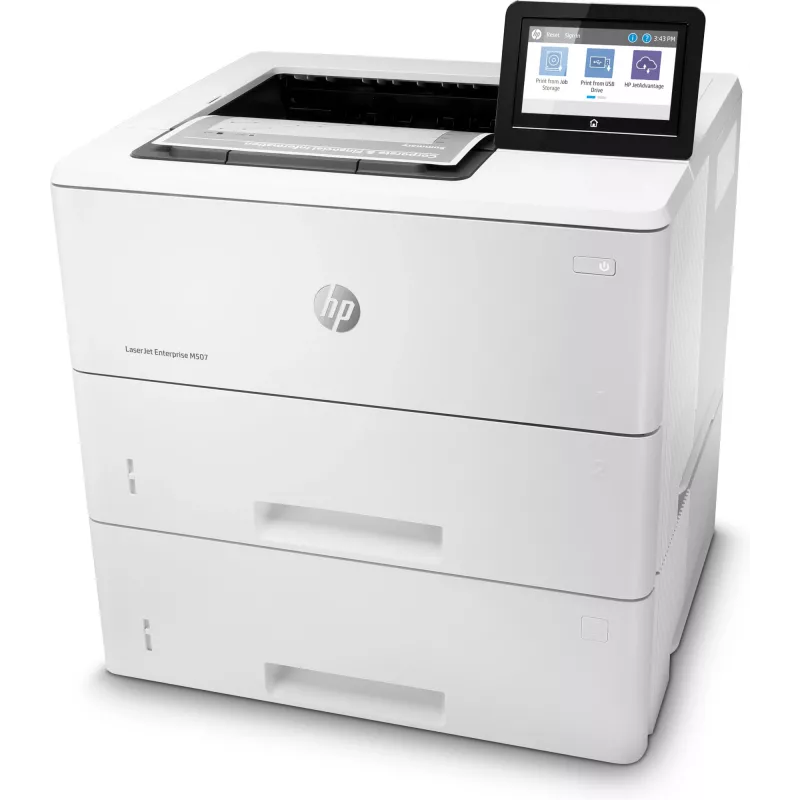 HP LaserJet Enterprise M507x, Laser, 1200 x 1200 DPI, A4, 43 ppm, Duplekstrükk, võrguvalmis