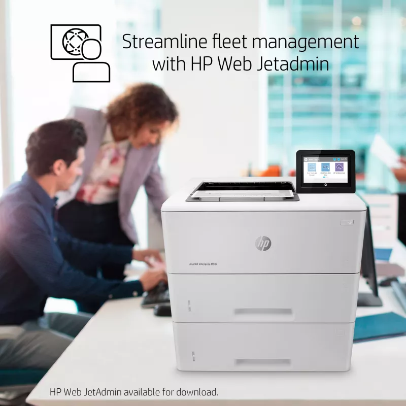 HP LaserJet Enterprise M507x, Laser, 1200 x 1200 DPI, A4, 43 ppm, Duplekstrükk, võrguvalmis