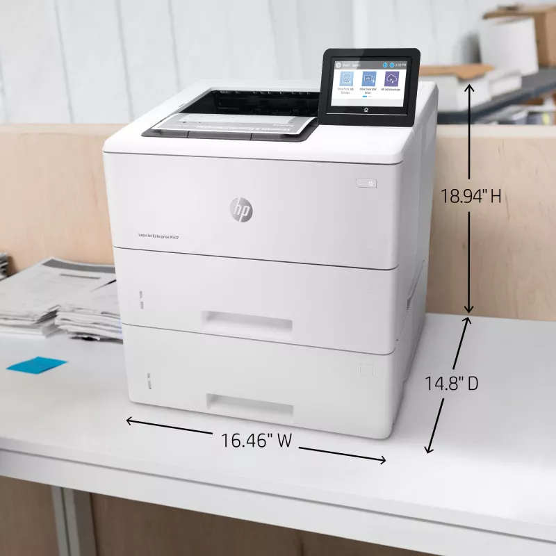 HP LaserJet Enterprise M507x, Laser, 1200 x 1200 DPI, A4, 43 ppm, Duplekstrükk, võrguvalmis