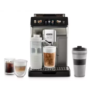 Kombineeritud kohvimasin De’Longhi ECAM450.86.T — täisautomaatne, 1,8 L veepaak, 300 g oanõu, 19 baari, sisseehitatud veski, TFT-ekraan