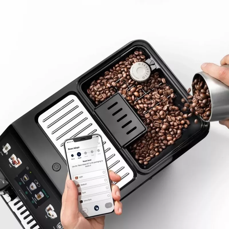 Kombineeritud kohvimasin De’Longhi ECAM450.86.T — täisautomaatne, 1,8 L veepaak, 300 g oanõu, 19 baari, sisseehitatud veski, TFT-ekraan