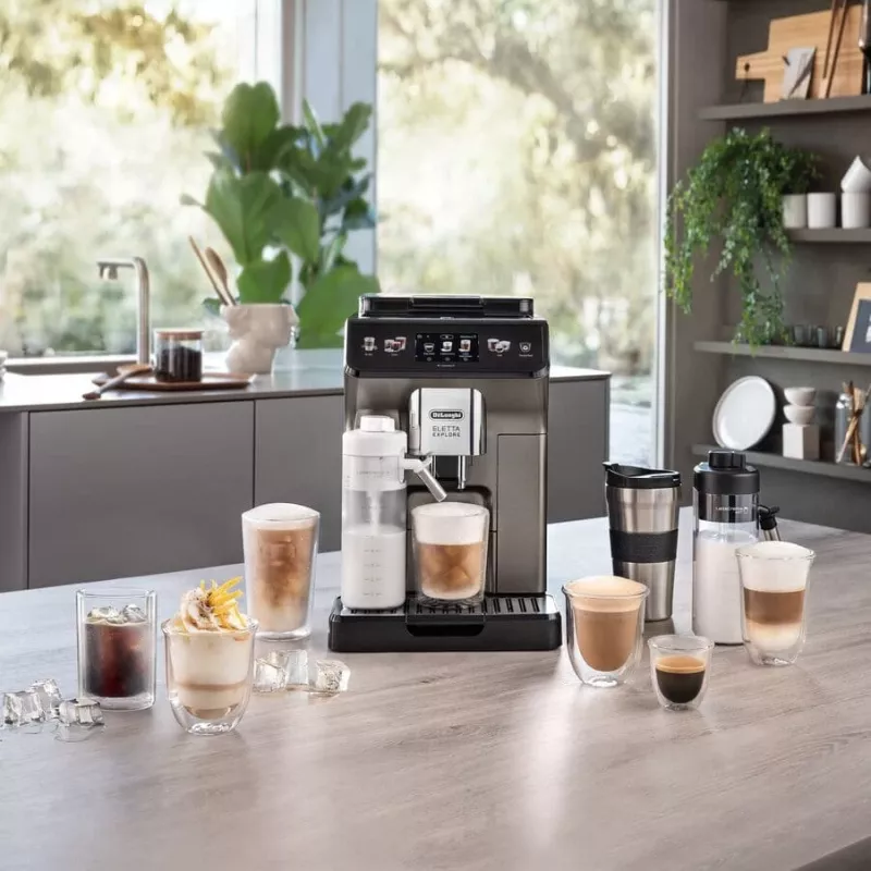 Kombineeritud kohvimasin De’Longhi ECAM450.86.T — täisautomaatne, 1,8 L veepaak, 300 g oanõu, 19 baari, sisseehitatud veski, TFT-ekraan