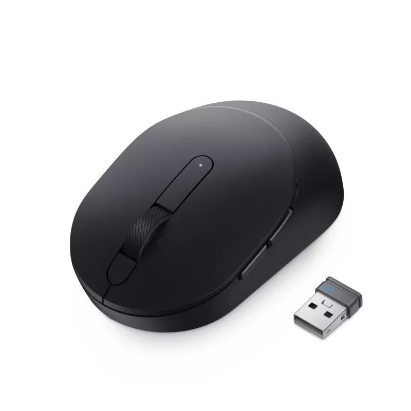 DELL Pro Plus Compact hiir - MS5120W - must, mõlemakäeline, optiline, RF-juhtmeta + Bluetooth, 1600 DPI, must