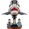 Konstruktsioonikomplekt LEGO Ideas 21350 Jaws komplekt — 1497 tükki, 3 minifiguuri, paat ja ikooniline hai, soovitatav vanus 18+