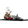 Konstruktsioonikomplekt LEGO Ideas 21350 Jaws komplekt — 1497 tükki, 3 minifiguuri, paat ja ikooniline hai, soovitatav vanus 18+