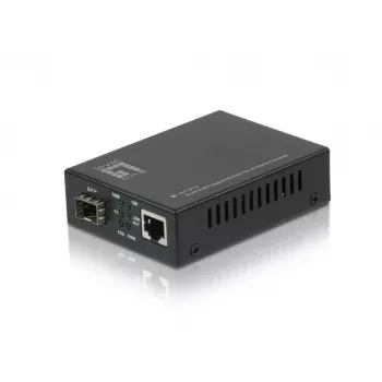 LevelOne RJ45–SFP gigabitmeedia muundur, PoE PD