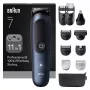 Juukse- ja habemeajamismasin Braun AIO7540 Must Sinine Liitiumioon 120 min