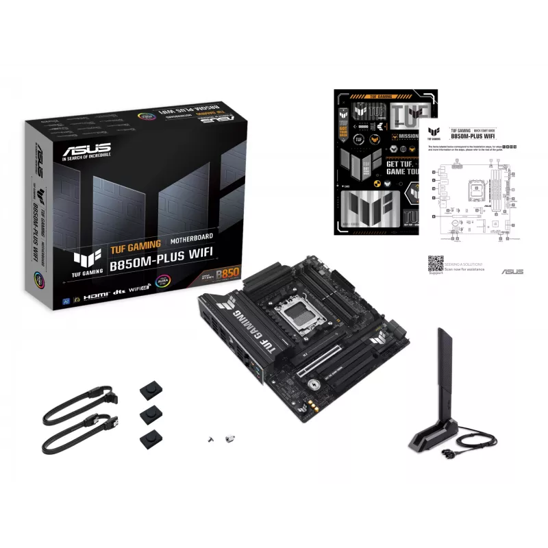ASUS TUF GAMING B850M-PLUS WIFI AMD B850 Socket AM5 micro ATX
