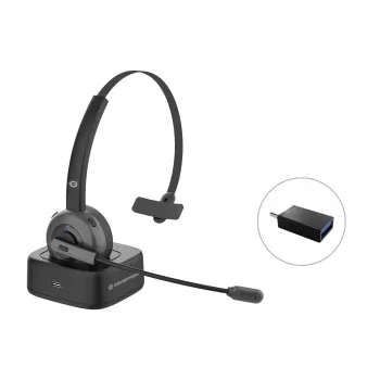 Conceptronic POLONA juhtmeta Bluetooth-peakomplekt laadimisdokiga