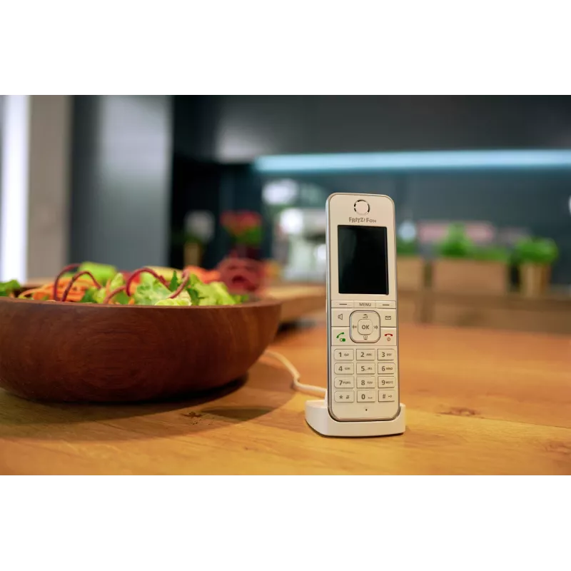 Fon FRITZ C6 DECT-telefon helistaja ID valge