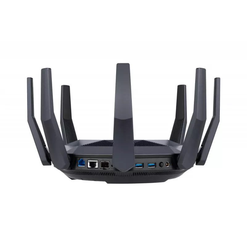 ASUS RT-AX89X AX6000 AiMesh traadita ruuter Ethernet Dual-band (2.4 GHz / 5 GHz) Must