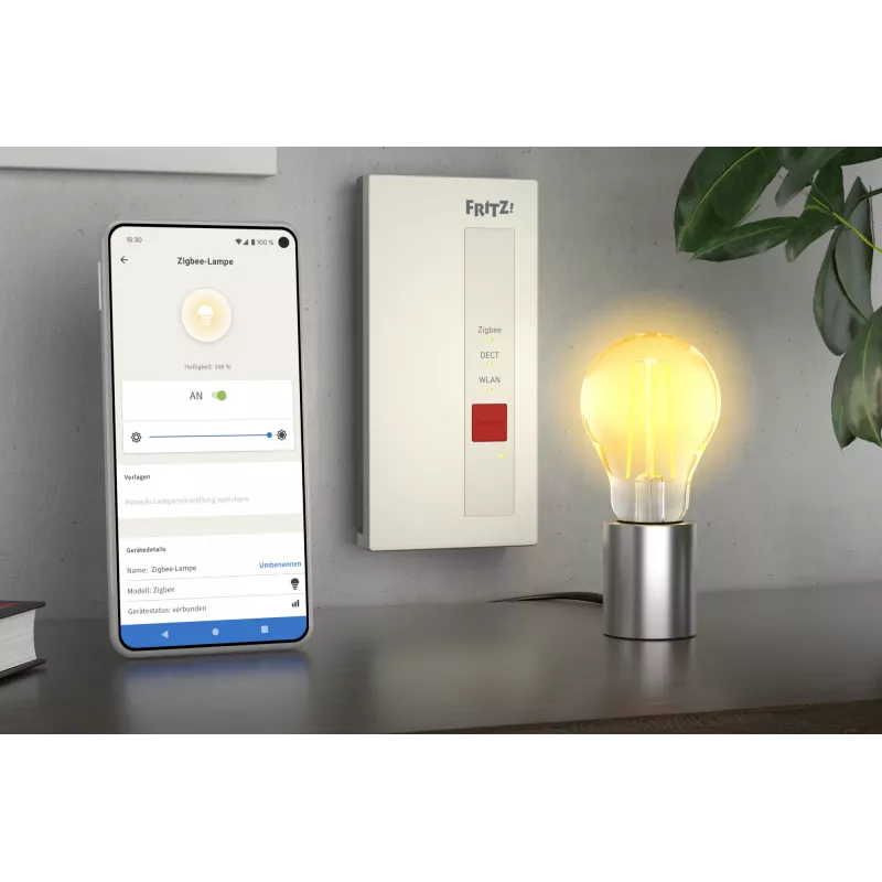 FRITZ!DECT Smart Gateway juhtmevaba valge Gigabit Ethernet 128-bit AES