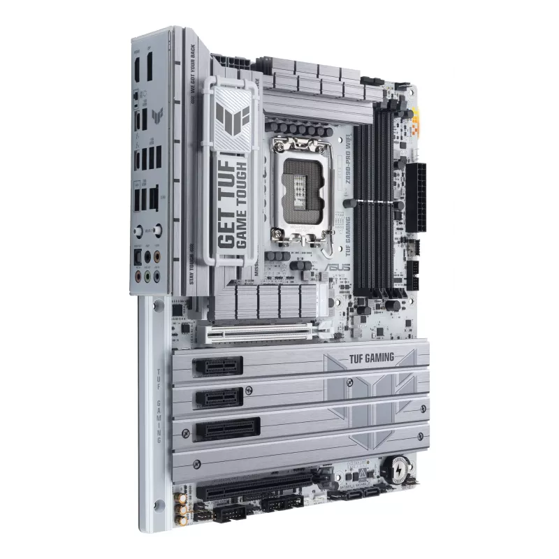 ASUS TUF GAMING Z890-PRO WIFI ATX emaplaat Intel Z890 kiibistikuga, LGA1851 pesaga, DDR5 mälu toega ja Wi-Fi 7-ga.