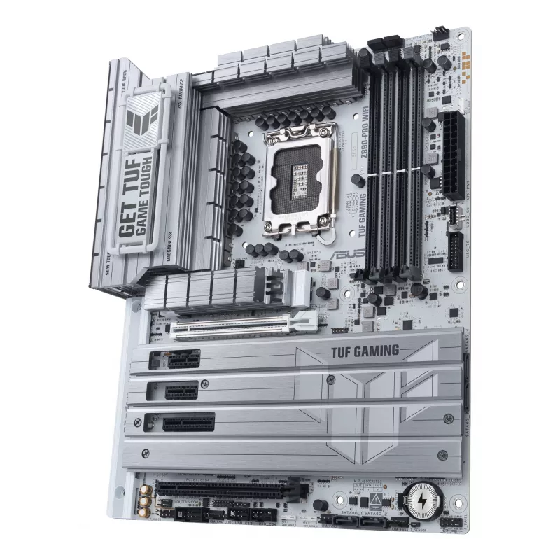 ASUS TUF GAMING Z890-PRO WIFI ATX emaplaat Intel Z890 kiibistikuga, LGA1851 pesaga, DDR5 mälu toega ja Wi-Fi 7-ga.