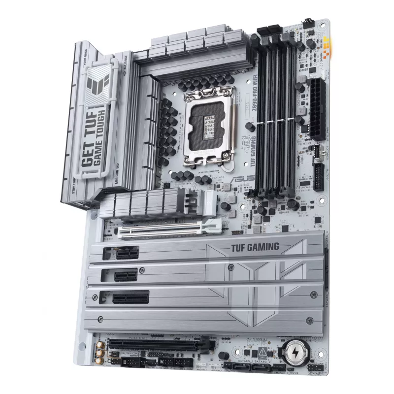 ASUS TUF GAMING Z890-PRO WIFI ATX emaplaat Intel Z890 kiibistikuga, LGA1851 pesaga, DDR5 mälu toega ja Wi-Fi 7-ga.