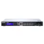 QNAP QGD-1600P Hallatav Gigabit Ethernet (10/100/1000) Toite Etherneti (PoE) kaudu 1U Must, Hall
